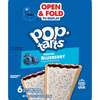 Kelloggs Pop-Tarts Frosted Open & Fold Display Blueberry Pastry 2 Count, PK72 3800022403